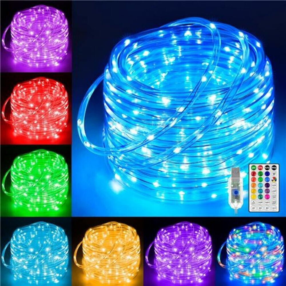 Outdoor rope lights waterproof color changing LED string lights for party decor